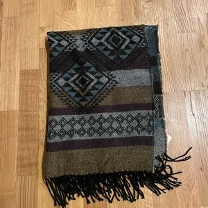 Aztec blanket scarf